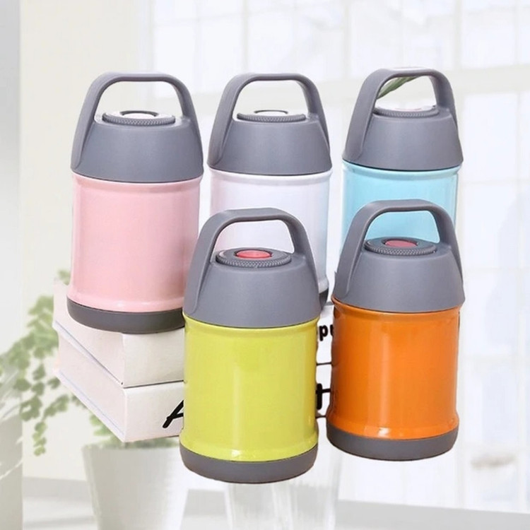 فلاسک غذا کودک مدل استوانه گنجایش 450 میلی لیتر