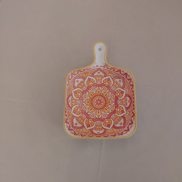 ظرف سرو مدل دسته راکتی طرح سنتی