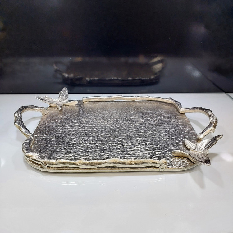 سینی آلومینیوم طرح چکشی پروانه
