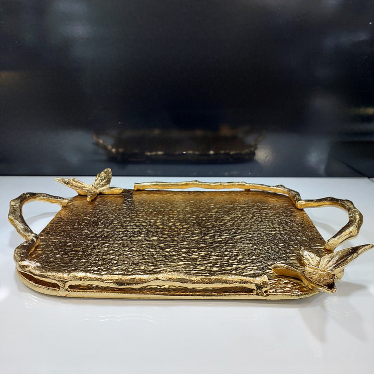 سینی آلومینیوم طرح چکشی پروانه