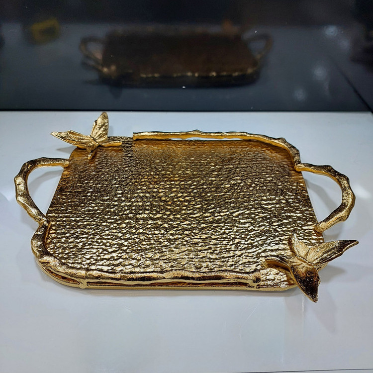 سینی آلومینیوم طرح چکشی پروانه