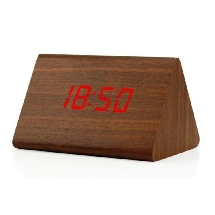 ساعت رومیزی دیجیتال مدل 5_903 طرح چوب
