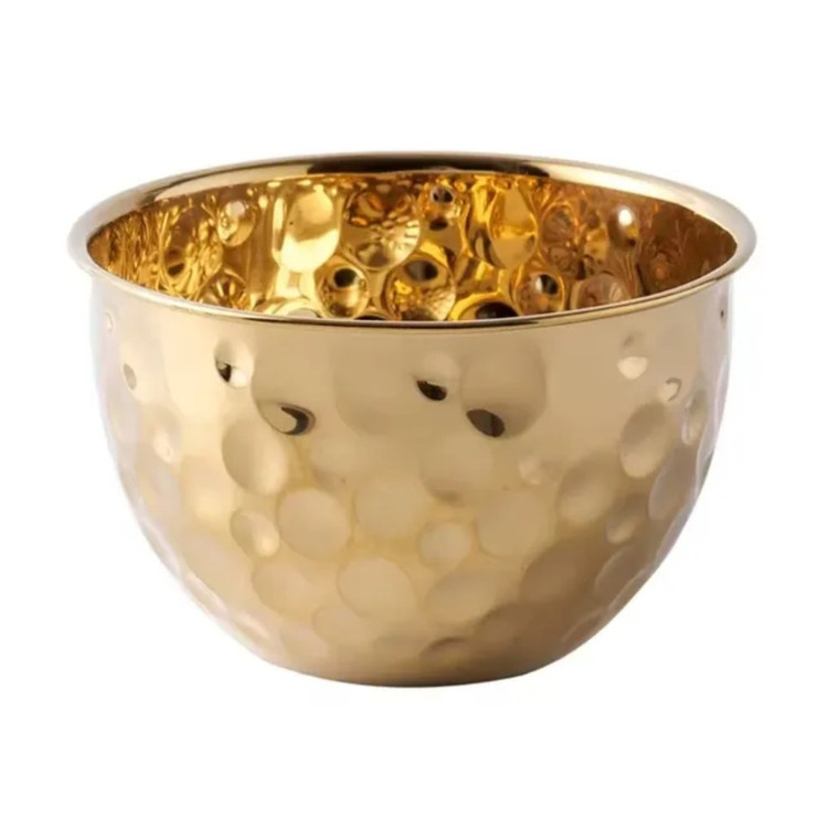 کاسه استیل طرح چکشی سایز 25