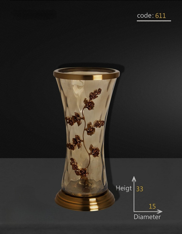 گلدان دکوری گلدن گیفت کد 611
