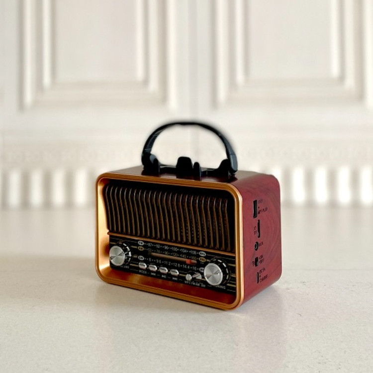 رادیو FM، AM، SW مدل شارژی 158 دارای پورت USB