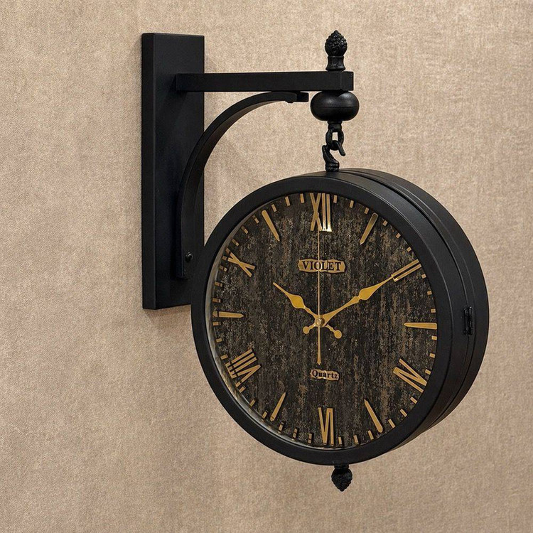 ساعت دیواری ویولت دوطرفه کد M-301