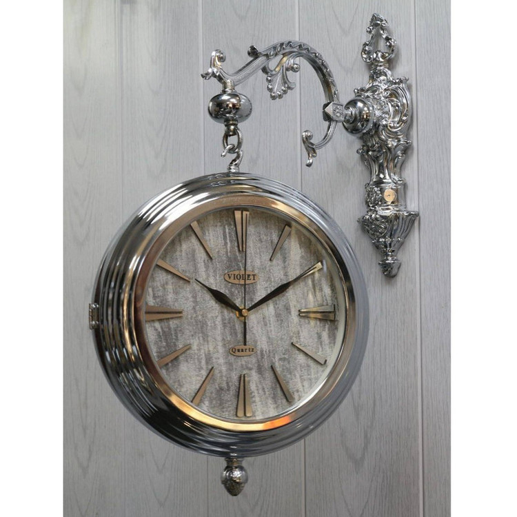 ساعت دیواری ویولت مدل دوطرفه کد GS-301