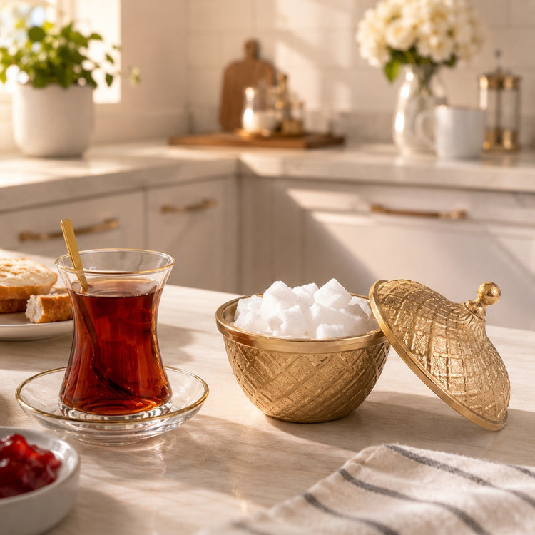قندان آلومینیومی طرح الماس
