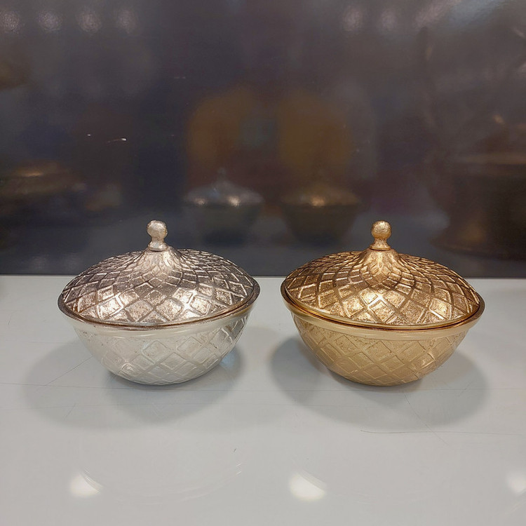 قندان آلومینیومی طرح الماس