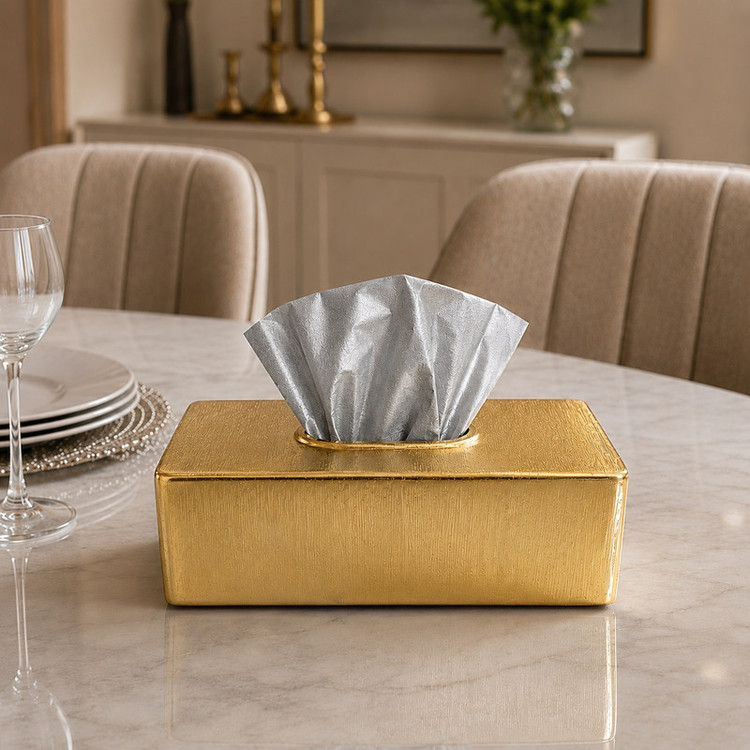 جای دستمال کاغذی مدل آلومینیومی