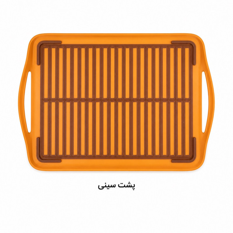 سینی دسته دار سیلیکونی سایز 29*42 سانتی متر ضد لغزش