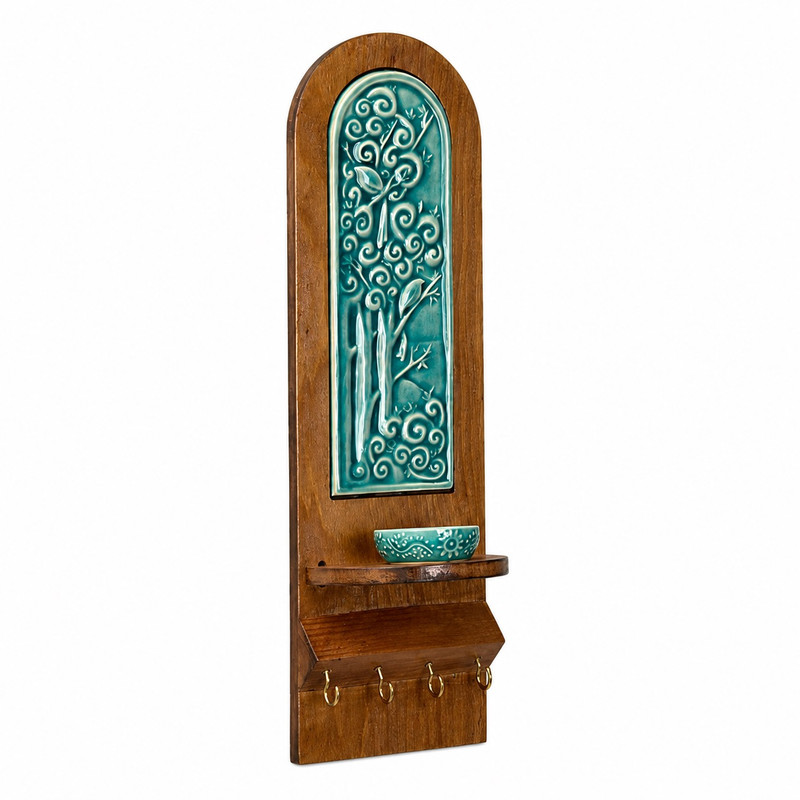 جاکلیدی دیواری چوبی مدل 20083