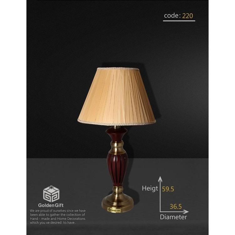 آباژور رومیزی گلدن گیفت مدل ژوبین کد 220