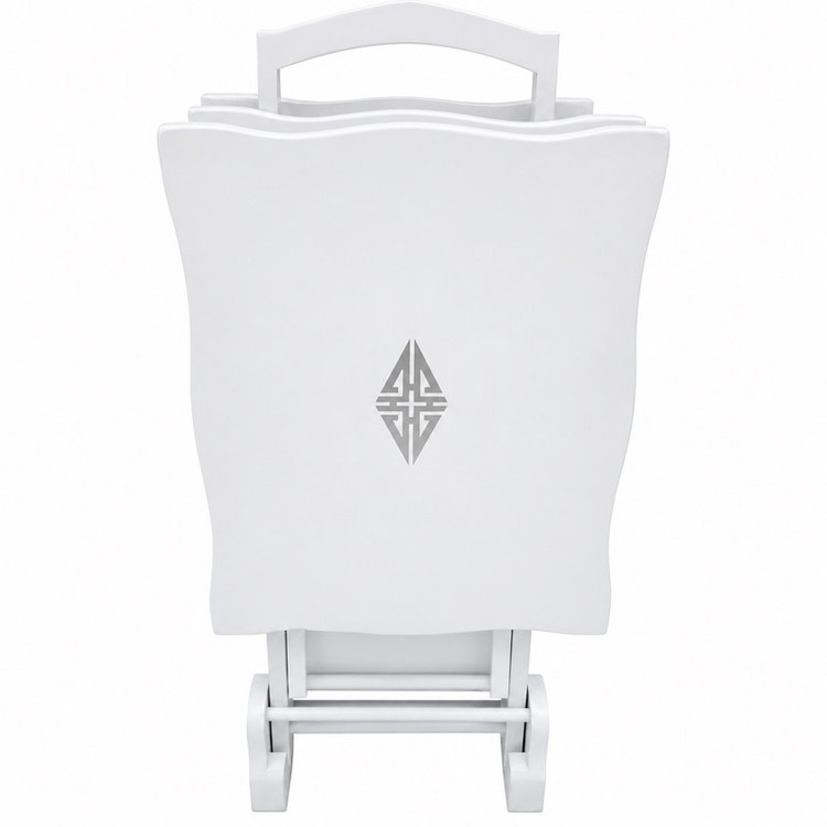 میز عسلی مستطیل با پایه MDF و صفحه MDF مدل WH01 مجموعه 4 عددی